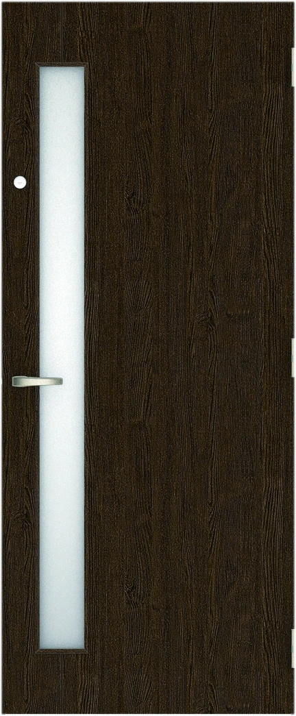 おもいやりキッズドア　片開きドア　扉　Ｖデザイン　８７５幅　２０００高　〈オフブラック〉　左右兼用　両側サムターン錠用　不燃面材