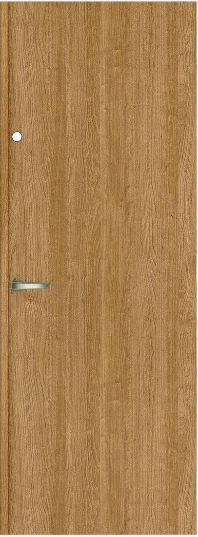 おもいやりキッズドア　親子／親親ドア　親扉　Ａデザイン　７２１．５幅　２０００高　〈ティーブラウン〉　右開き　（美和ロック本締錠＋両側サムターン錠）用　不燃面材