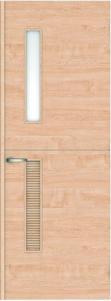 おもいやりキッズドア　親子／親親ドア　親扉　Ｍデザイン　７２１．５幅　２０００高　〈ミルベージュ〉　右開き　錠なし用