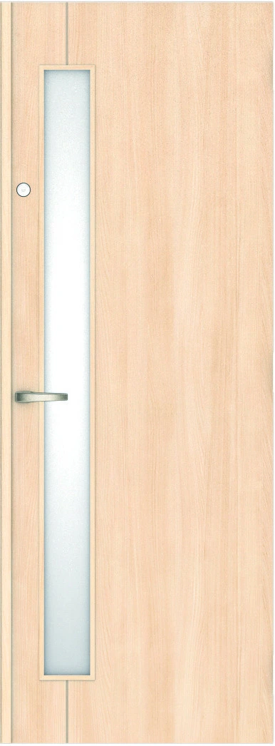 おもいやりキッズドア　親子／親親ドア　親扉　Ｖデザイン　７２１．５幅　１９００高　〈クリアベージュ〉　左開き　（美和ロック本締錠＋両側サムターン錠）用　不燃面材