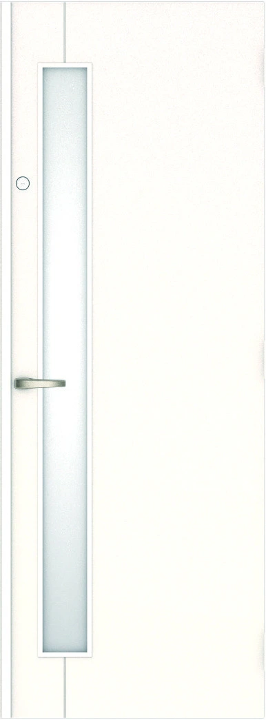 おもいやりキッズドア　親子／親親ドア　親扉　Ｖデザイン　７２１．５幅　２０００高　〈モノホワイト〉　右開き　美和ロック本締錠用