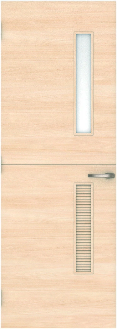 おもいやりキッズドア　親親ドア　受扉　Ｍデザイン　７２１．５幅　２０００高　〈クリアベージュ〉　左開き　両側サムターン錠用