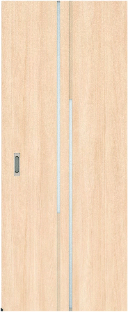 リビングドア　ハピア　アウトセット吊戸　扉　７Ｐデザイン　７０５幅　１８００高　〈クリアベージュ〉　左右兼用　空錠　ラクラクローズ付用