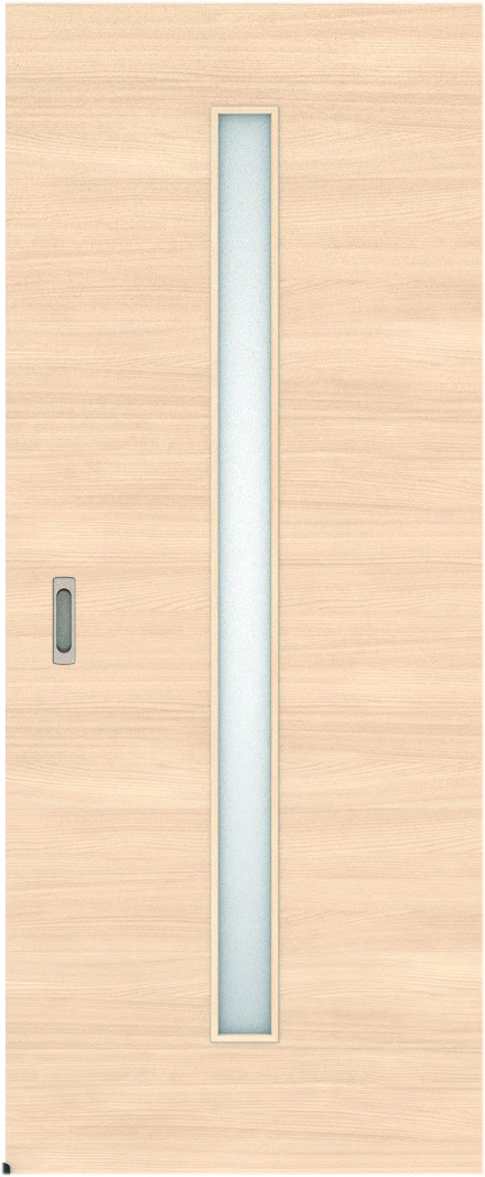 リビングドア　ハピア　アウトセット吊戸　扉　Ｕ８デザイン　８３５幅　１８００高　〈クリアベージュ〉　左右兼用　空錠　ラクラクローズ付用