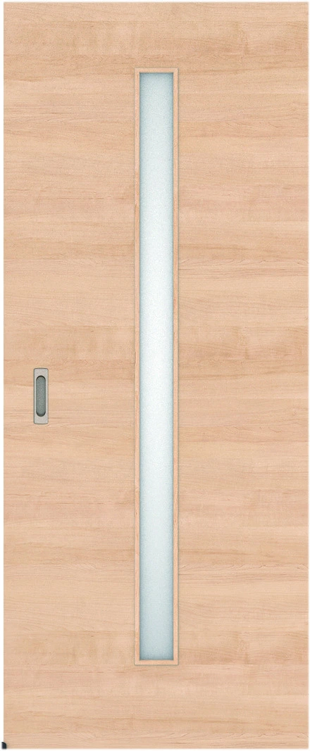 リビングドア　ハピア　アウトセット吊戸　扉　Ｕ８デザイン　８３５幅　１８００高　〈ミルベージュ〉　左右兼用　空錠　ラクラクローズ付用