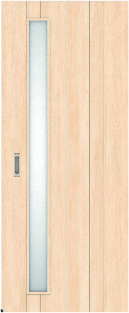 リビングドア　ハピア　アウトセット吊戸　扉　Ｅ７デザイン　８３５幅　１８００高　〈クリアベージュ〉　左右兼用　空錠　ラクラクローズ付用