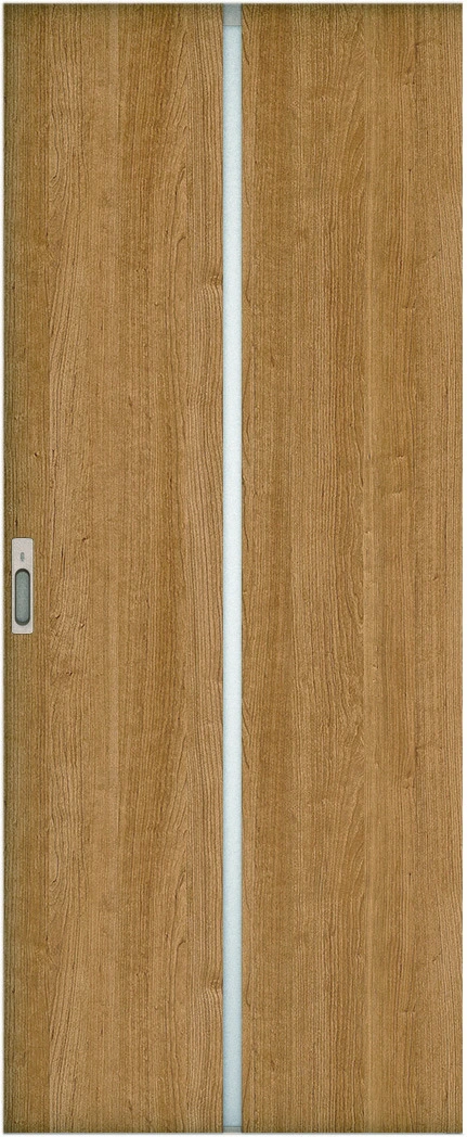 リビングドア　ハピア　引戸・片引　扉　６Ｐデザイン　８６９幅　２０００高　〈ティーブラウン〉　左右兼用　錠付　ラクラクローズ付