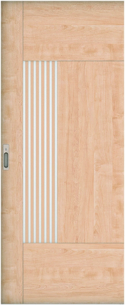 リビングドア　ハピア　引戸・片引　扉　７６デザイン　８６９幅　２０００高　〈ミルベージュ〉　左右兼用　錠付　ラクラクローズ付