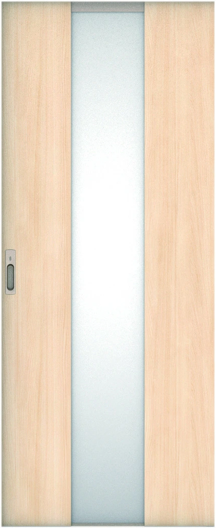 リビングドア　ハピア　吊戸・引込　扉　Ｇ５デザイン　７１０．５幅　２０００高　〈クリアベージュ〉　左右兼用　錠付　ラクラクローズ付用