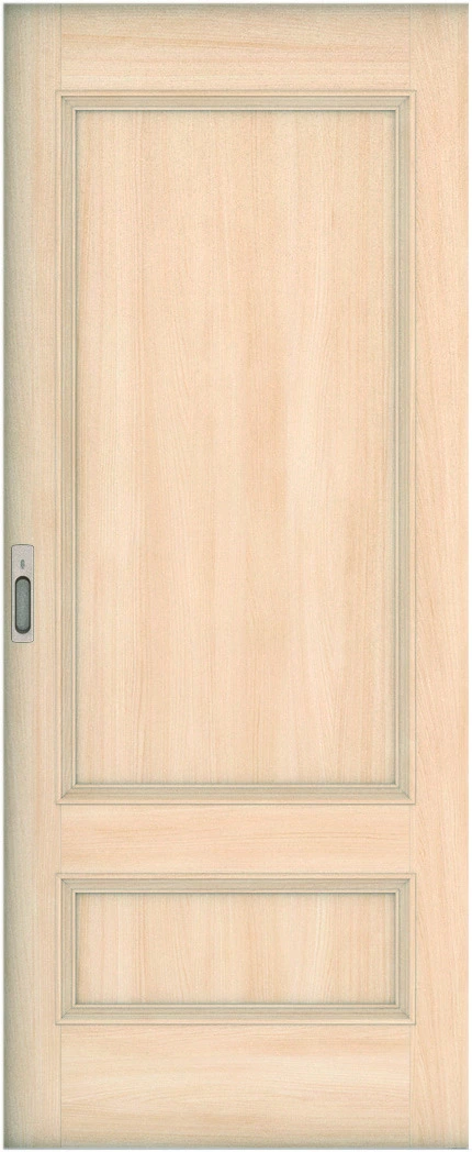 リビングドア　ハピア　吊戸・引込　扉　Ｍ１デザイン　８０８幅　２０００高　〈クリアベージュ〉　左右兼用　錠付　明かり窓付　ラクラクローズ付用