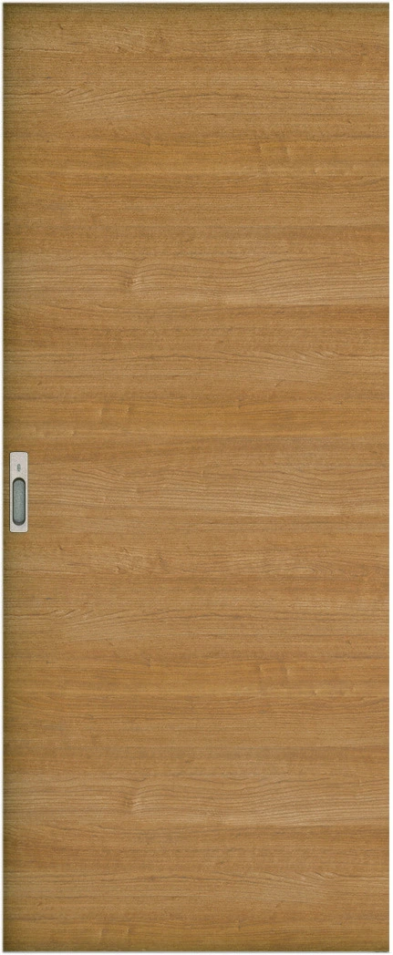 リビングドア　ハピア　吊戸・引込　扉　Ｕ０デザイン　７１０．５幅　２０００高　〈ティーブラウン〉　左右兼用　錠付　ラクラクローズ付用