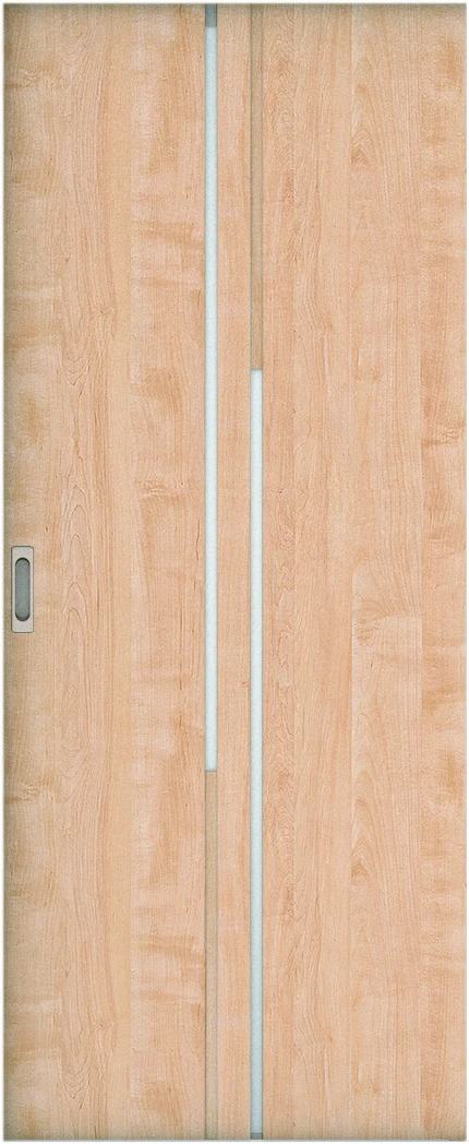 リビングドア　ハピア　引戸・片引　扉　７Ｐデザイン　８１９幅　２０００高　〈ミルベージュ〉　左右兼用　錠なし　ラクラクローズ付