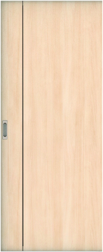 リビングドア　ハピア　引戸・片引　扉　Ｂ１デザイン　８１９幅　２０００高　〈クリアベージュ〉　左右兼用　錠なし　ラクラクローズ付