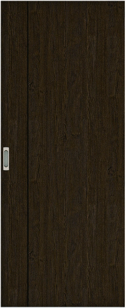 リビングドア　ハピア　引戸・片引　扉　Ｂ１デザイン　７２１．５幅　２０００高　〈オフブラック〉　左右兼用　錠なし　ラクラクローズ付