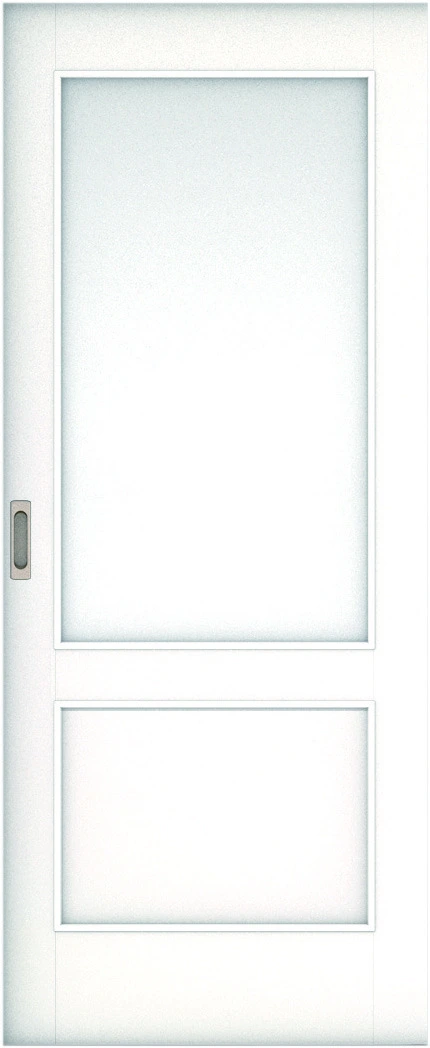 リビングドア　ハピア　引戸・片引　扉　２６デザイン　８６９幅　２０００高　〈モノホワイト〉　左右兼用　錠なし　ラクラクローズ付