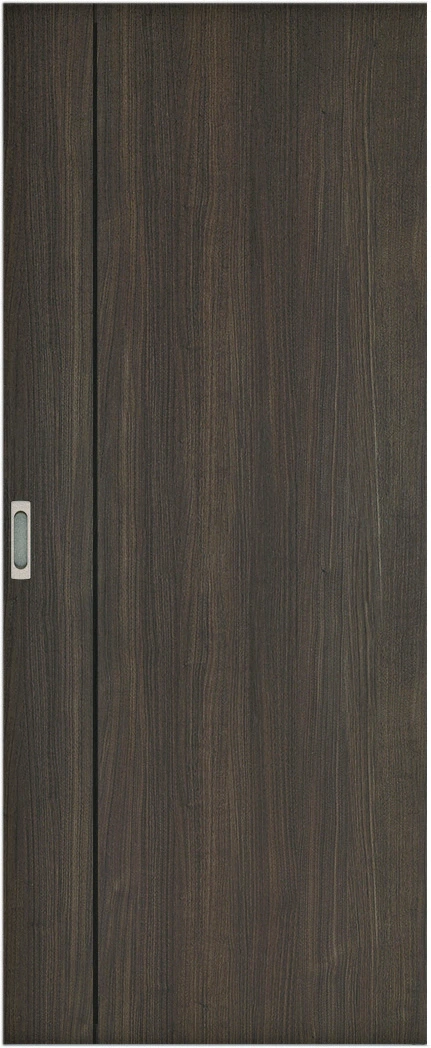 リビングドア　ハピア　引戸・片引　扉　Ｂ１デザイン　７２１．５幅　２０００高　〈ダルブラウン〉　左右兼用　錠なし　ラクラクローズ付