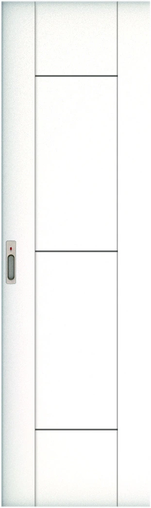 リビングドア　ハピア　引戸・片引　扉　Ｂ９デザイン　５９４幅　２０００高　〈モノホワイト〉　左右兼用　錠付　ラクラクローズ付