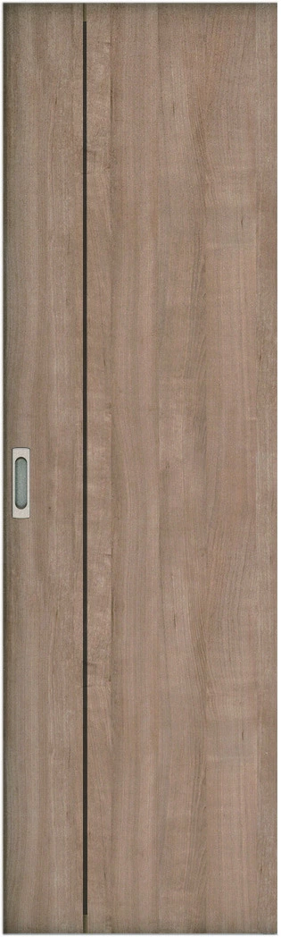 リビングドア　ハピア　引戸・片引　扉　Ｂ１デザイン　６５４幅　２０００高　〈トープグレー〉　左右兼用　錠なし　ラクラクローズ付