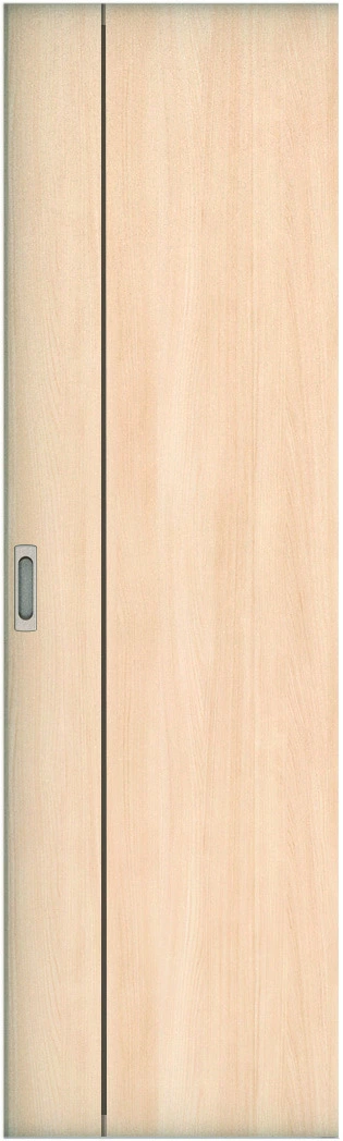 リビングドア　ハピア　引戸・片引　扉　Ｂ１デザイン　５９４幅　２０００高　〈クリアベージュ〉　左右兼用　錠なし　ラクラクローズ付