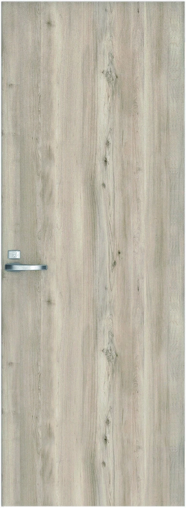 リビングドア　ハピアトレンドウッド調　片開きドア　扉　０Ｐデザイン　７３５幅　２０００高　〈スモークグレー〉　左右兼用　（錠付　Ｎスタンダード丁番）用