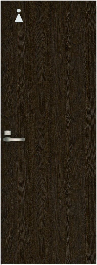 ハピア　パブリック　片開きドア　扉　２Ｔデザイン　８７５幅　２０００高　〈オフブラック〉　左右兼用　（錠付　Ｎスタンダード丁番）用