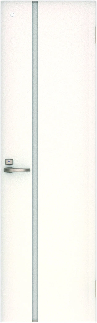 リビングドア　ハピア　トイレドア　扉　Ｌ８デザイン　７５５幅　２０００高　〈モノホワイト〉　左右兼用　（錠付　Ｎスタンダード丁番）用