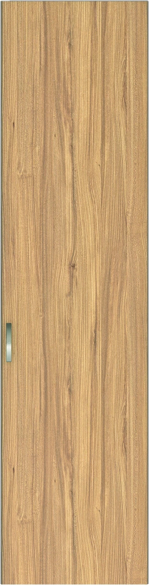 クローク収納　イエリア　収納開き戸　フラットタイプ　０Ｐデザイン　６２２幅　２３００高　〈シナモンブラウン柄〉　左開き　ハンドル付用　ラクラクローズ付