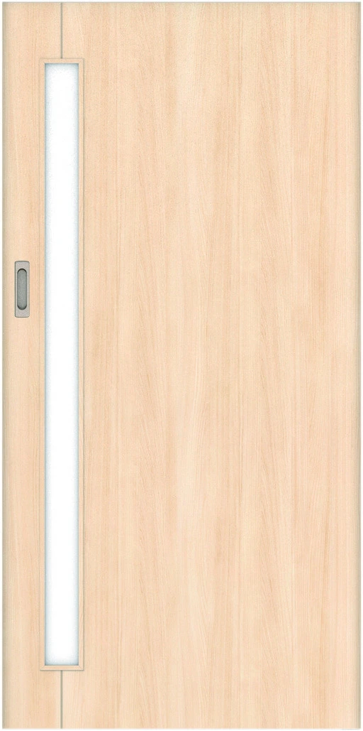 おもいやりキッズドア　吊戸　自閉機能付　引込タイプ　扉　Ｖデザイン　１０１４幅　２０００高　〈クリアベージュ〉　左右兼用　（オートカマ錠＋両側サムターン錠　フィンガード）用