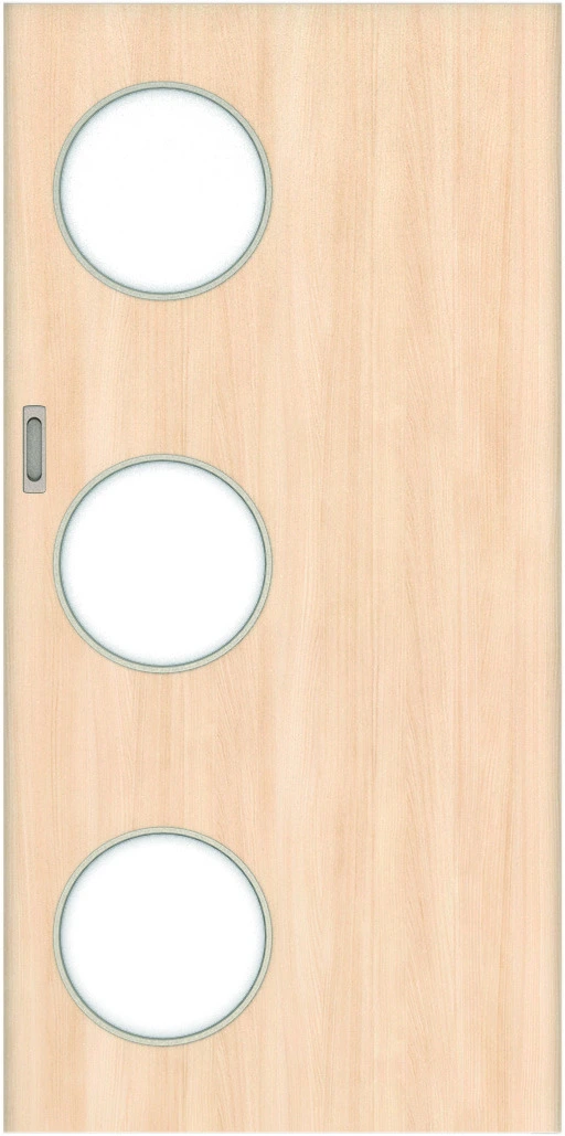 おもいやりキッズドア　吊戸　自閉機能付　引込タイプ　扉　Ｗデザイン　１０１４幅　１９００高　〈クリアベージュ〉　左右兼用　（美和ロックカマ錠　戸先クッション）用