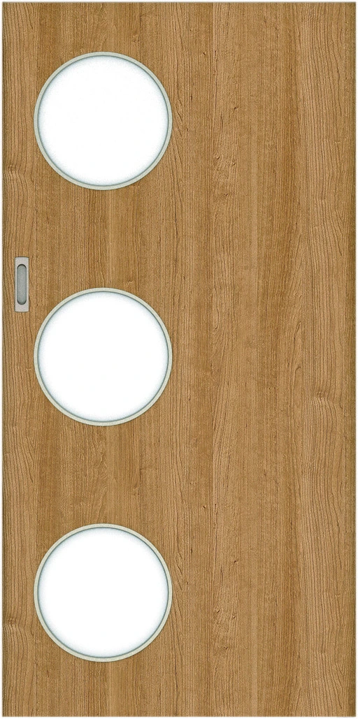 おもいやりキッズドア　吊戸　自閉機能付　引込タイプ　扉　Ｗデザイン　１０１４幅　１９００高　〈ティーブラウン〉　左右兼用　（両側サムターン錠＋美和ロックカマ錠　戸先クッション）用