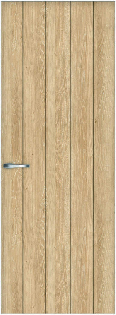 リビングドア　ハピアトレンドウッド調　片開きドア　扉　０Ｓデザイン　７５５幅　２０００高　〈ミルキーオーカー〉　左右兼用　（空錠　Ｎスタンダード丁番）用