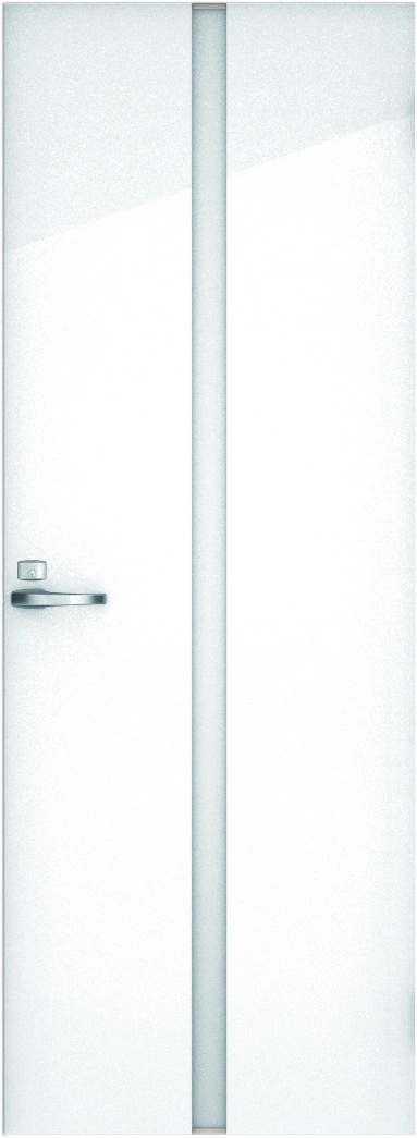 リビングドア　ハピアグロス調　片開きドア　扉　２Ｐデザイン　７８０幅　２０００高　〈ルミホワイト〉　左右兼用　（錠付　スリム枠丁番）用