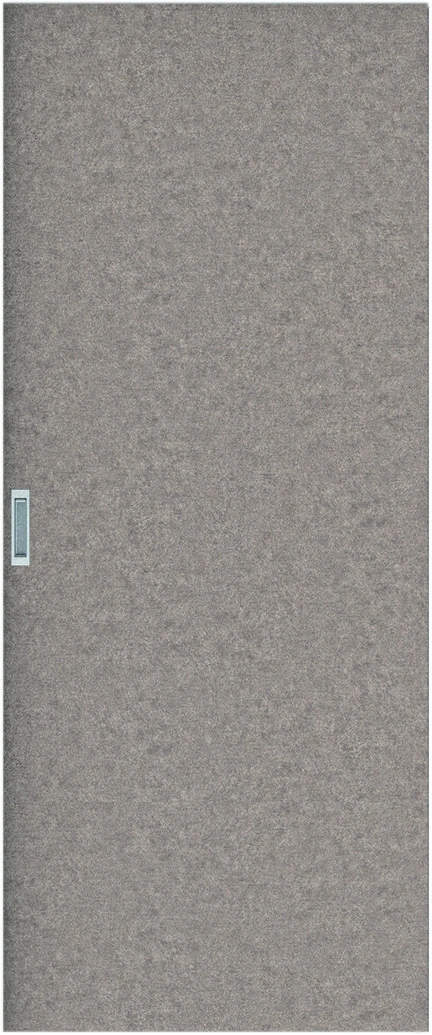 リビングドア　ハピアレザー調　吊戸・引手違　扉　０Ｐデザイン　８１９幅　２０００高　〈リアーピ（グレー）〉　左　錠なし　ラクラクローズ付用