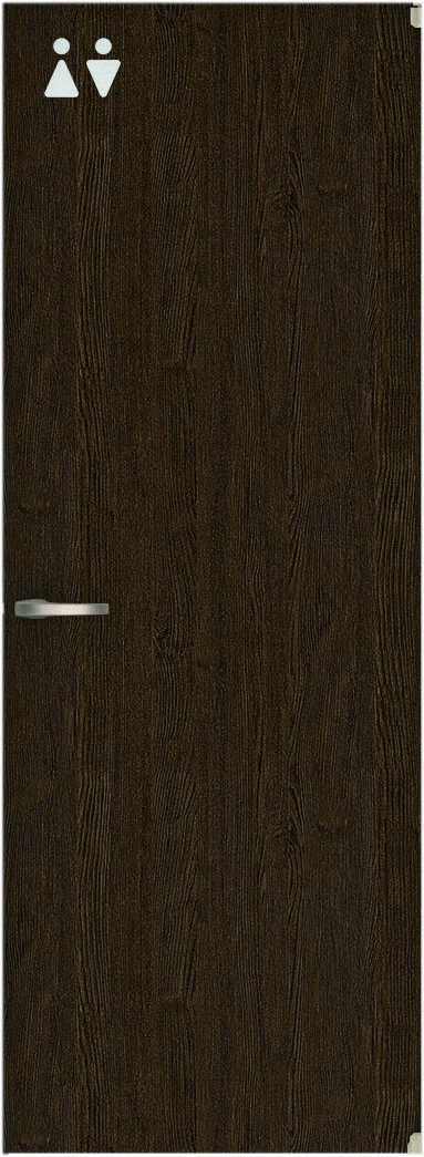 ハピア　パブリック　片開きドア　扉　３Ｔデザイン　８５０幅　２０００高　〈オフブラック〉　左右兼用　（空錠　Ｎスタンダード丁番）用