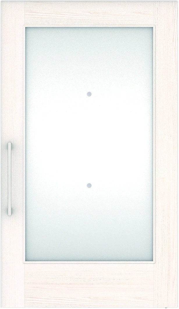 おもいやりシリーズ　吊戸　アウトセットタイプ　扉　Ｙデザイン　１１６４幅　２０００高　〈ネオホワイト〉　左右兼用　（錠なし＋にぎりバー　ラクラクローズ付）用