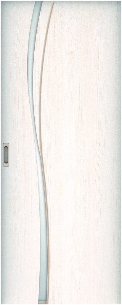 リビングドア　ハピア　吊戸・引込　扉　Ｋ７デザイン　７１０．５幅　２０００高　〈ネオホワイト〉　左右兼用　錠なし　ラクラクローズ付用
