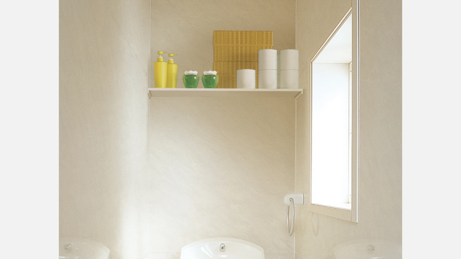 トイレ用棚板：トイレ用棚板