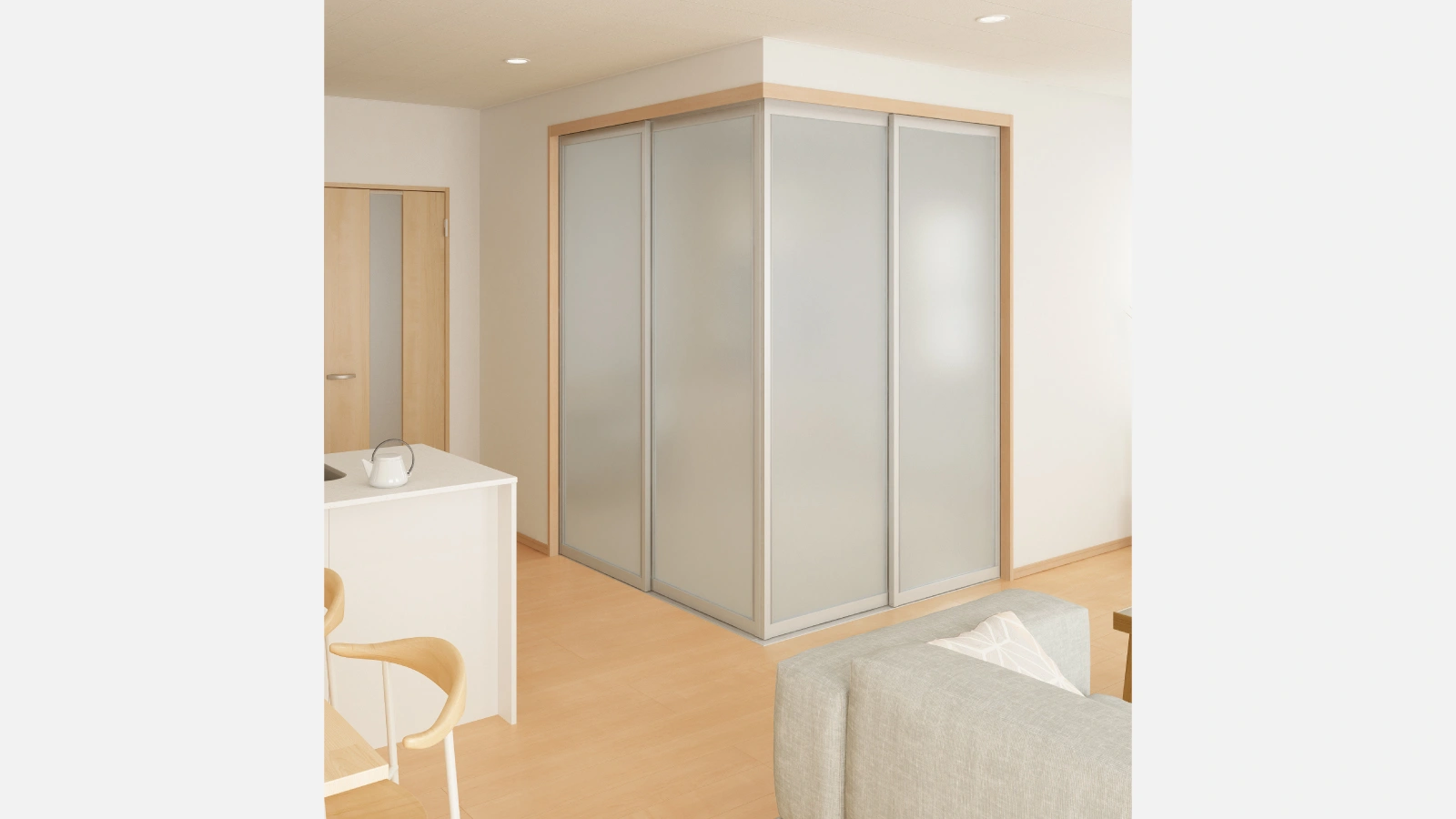 L型コーナー間仕切 - 室内ドア - 製品シリーズ - DAIKEN－大建工業