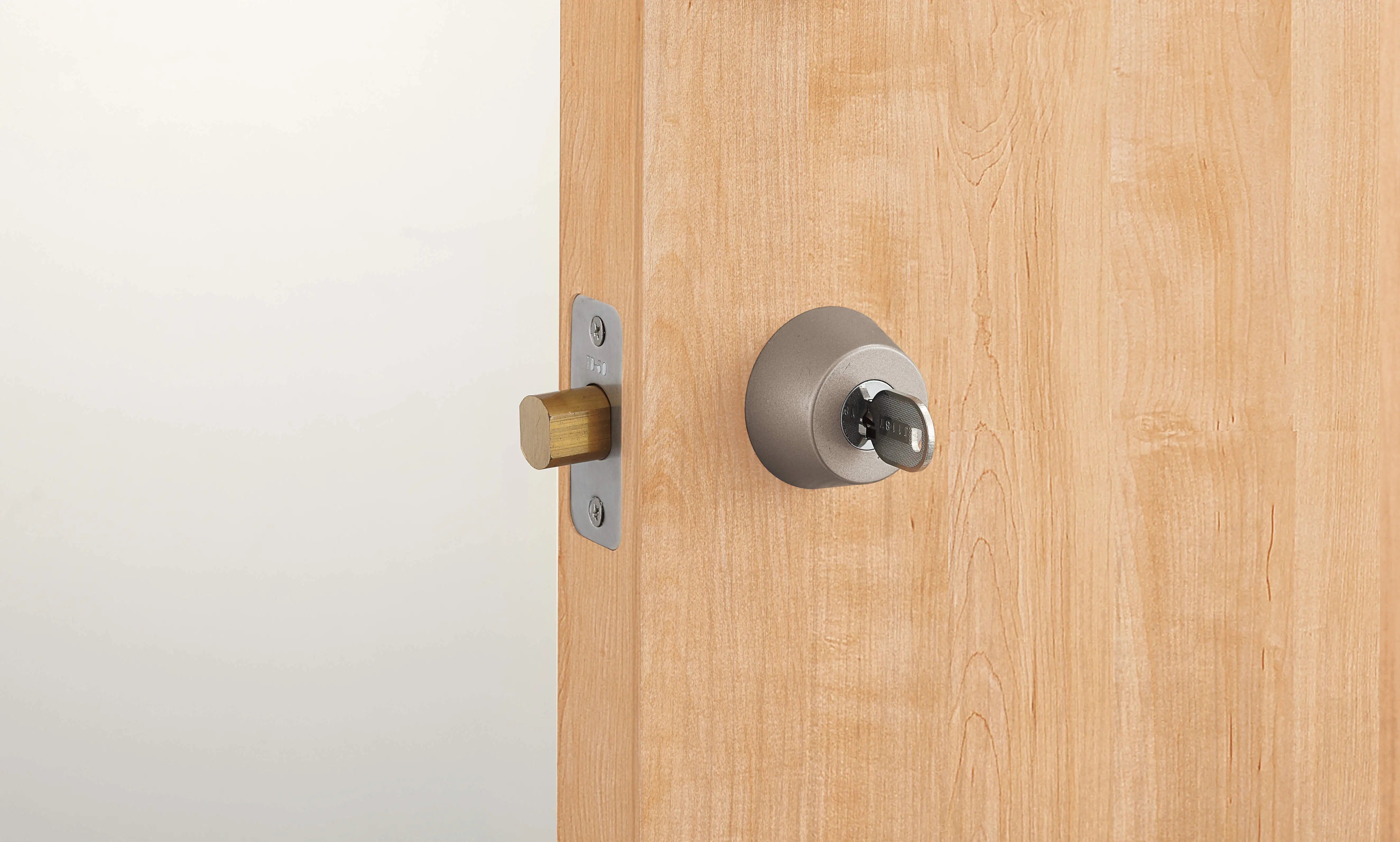 簡易本締錠（シリンダー錠）