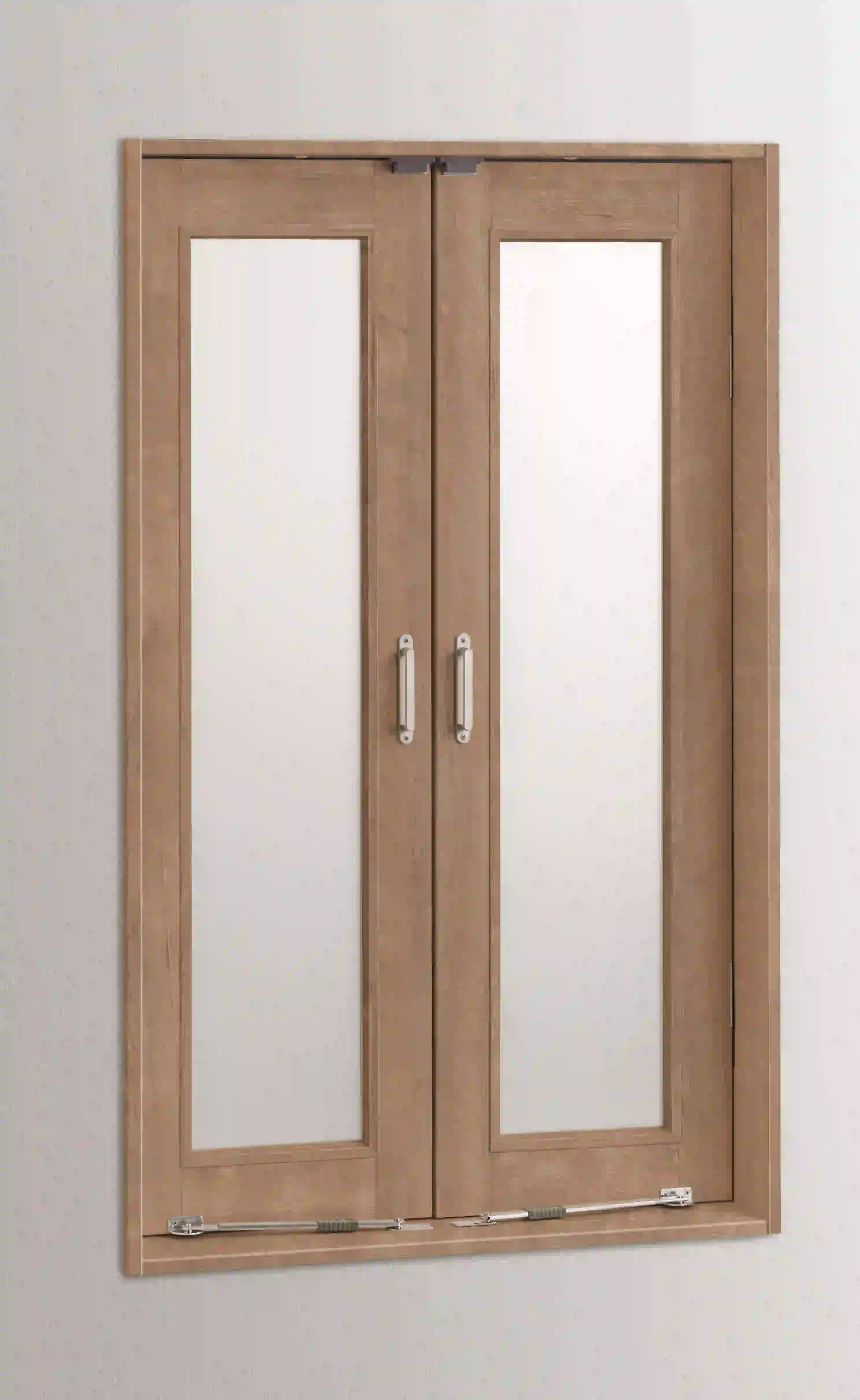 造作部材　イエリア　室内窓　マドモ　開き戸タイプ　扉　７３５幅用　９００高用　〈トープグレー柄〉　左右兼用