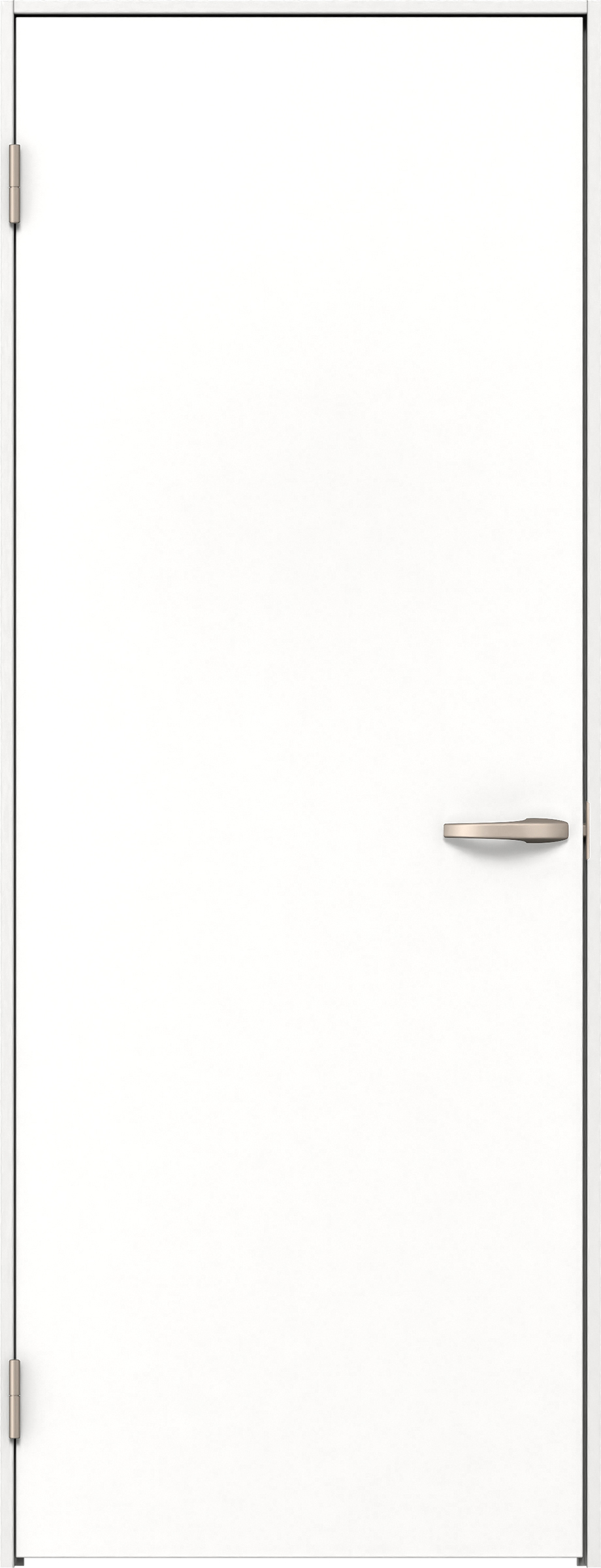 リビングドア　イエリア　片開きドア　扉セット　００デザイン　７３５幅　２０００高　〈パウダーホワイト柄〉　左開き　空錠　Ｎスタンダード丁番