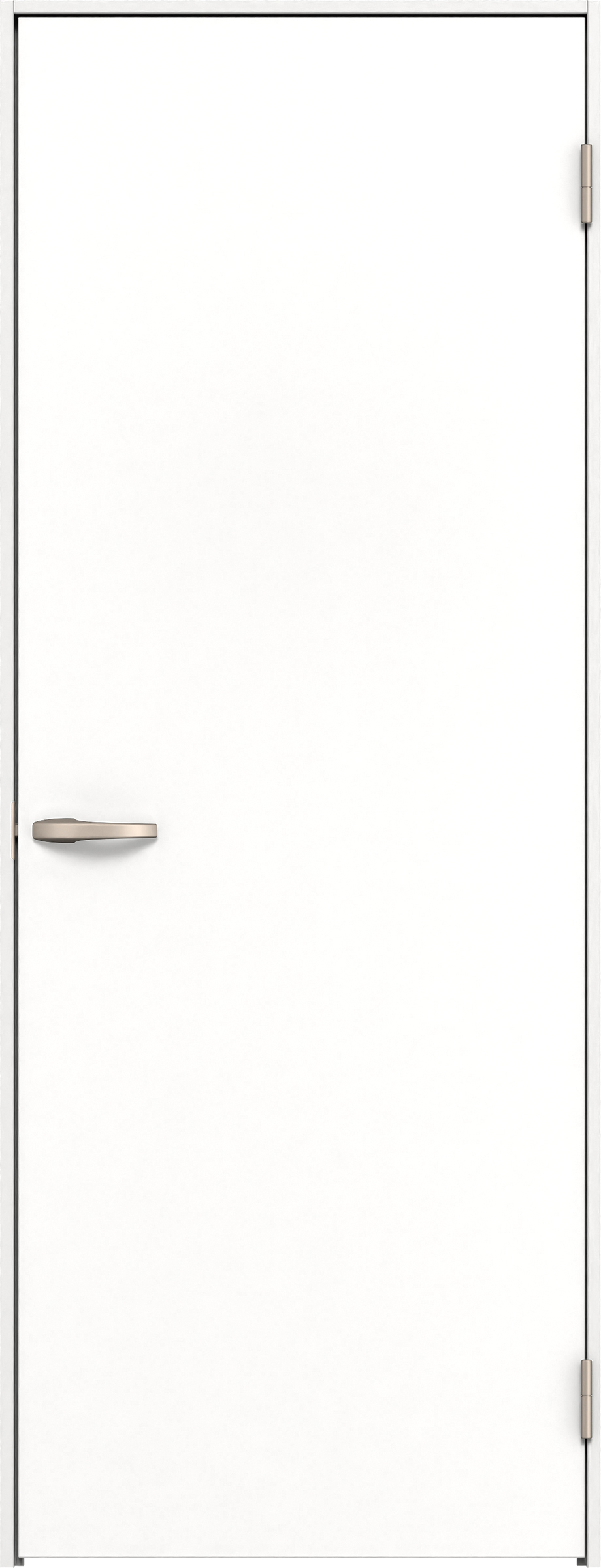 リビングドア　イエリア　片開きドア　扉セット　００デザイン　７３５幅　２０００高　〈パウダーホワイト柄〉　右開き　空錠　Ｎスタンダード丁番