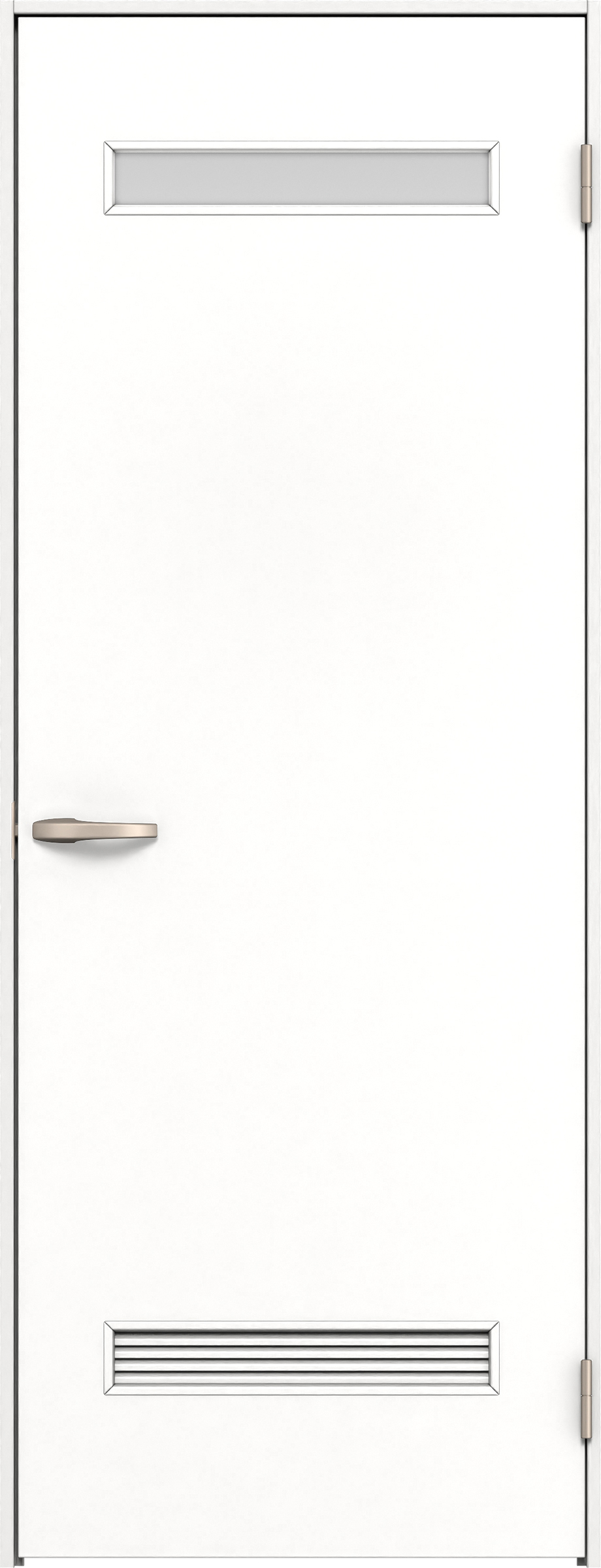 リビングドア　イエリア　片開きドア　扉セット　０８デザイン　８２５幅　２０００高　〈パウダーホワイト柄〉　右開き　空錠　Ｎスタンダード丁番