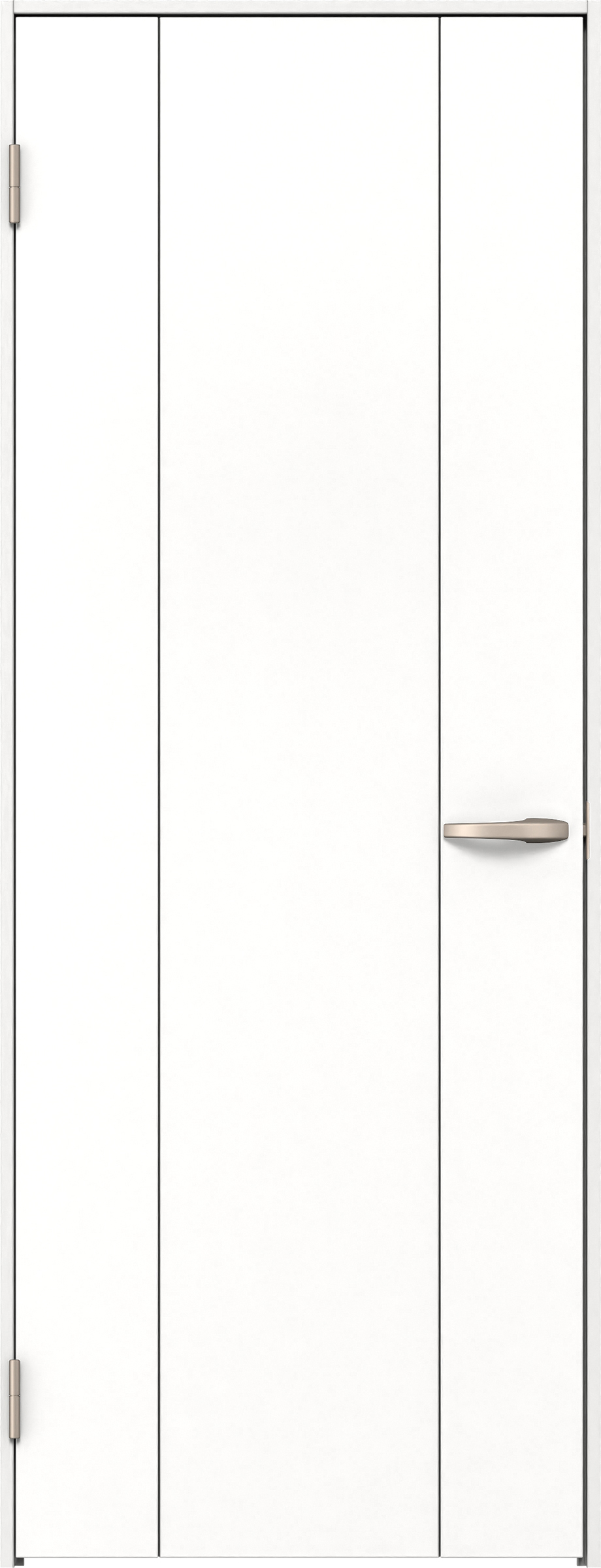 リビングドア　イエリア　片開きドア　扉セット　１Ｐデザイン　８５０幅　２０００高　〈パウダーホワイト柄〉　左開き　空錠　Ｎスタンダード丁番