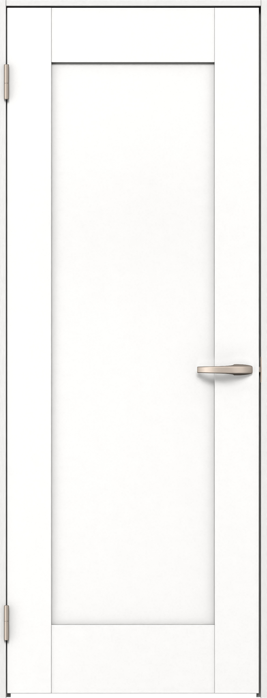 リビングドア　イエリア　片開きドア　扉セット　３８デザイン　７８０幅　２０００高　〈パウダーホワイト柄〉　左開き　空錠　Ｎスタンダード丁番