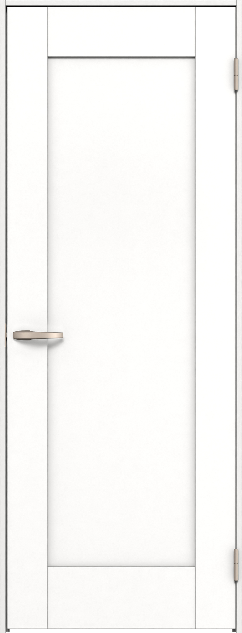 リビングドア　イエリア　片開きドア　扉セット　３８デザイン　８５０幅　２０００高　〈パウダーホワイト柄〉　右開き　空錠　Ｎスタンダード丁番