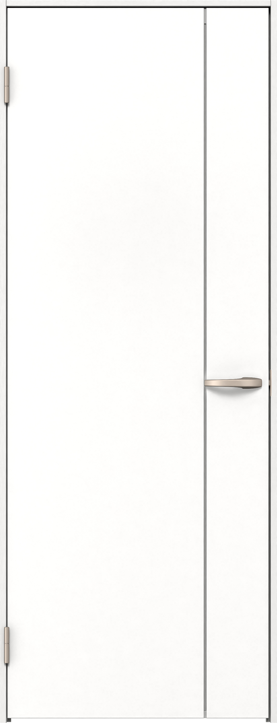 リビングドア　イエリア　片開きドア　扉セット　Ｂ１デザイン　８５０幅　２０００高　〈パウダーホワイト柄〉　左開き　空錠　Ｎスタンダード丁番