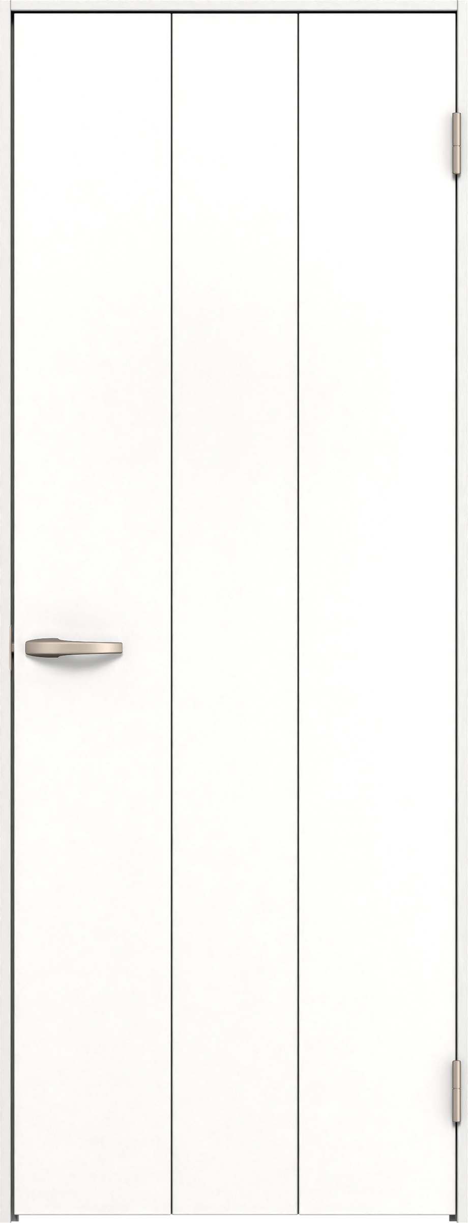 リビングドア　イエリア　片開きドア　扉セット　Ｇ１デザイン　７３５幅　２０００高　〈パウダーホワイト柄〉　右開き　空錠　Ｎスタンダード丁番