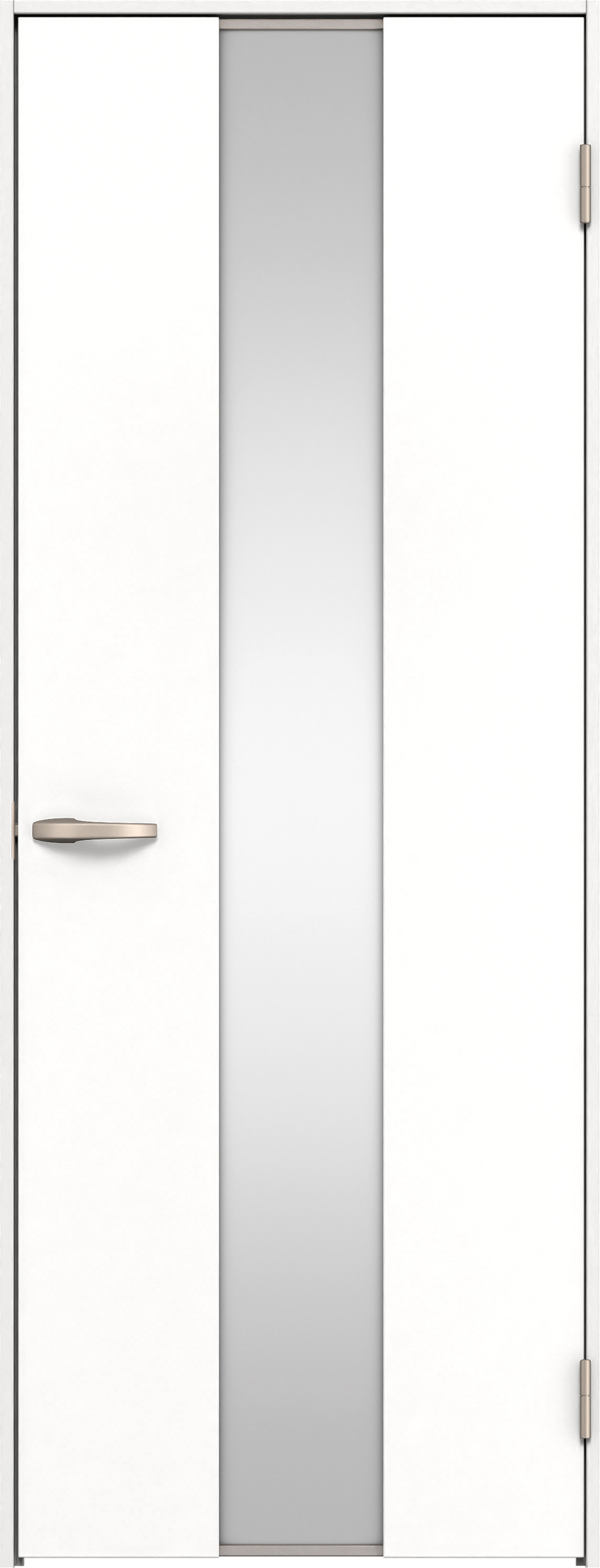 リビングドア　イエリア　片開きドア　扉セット　Ｇ５デザイン　８５０幅　２０００高　〈パウダーホワイト柄〉　右開き　空錠　Ｎスタンダード丁番