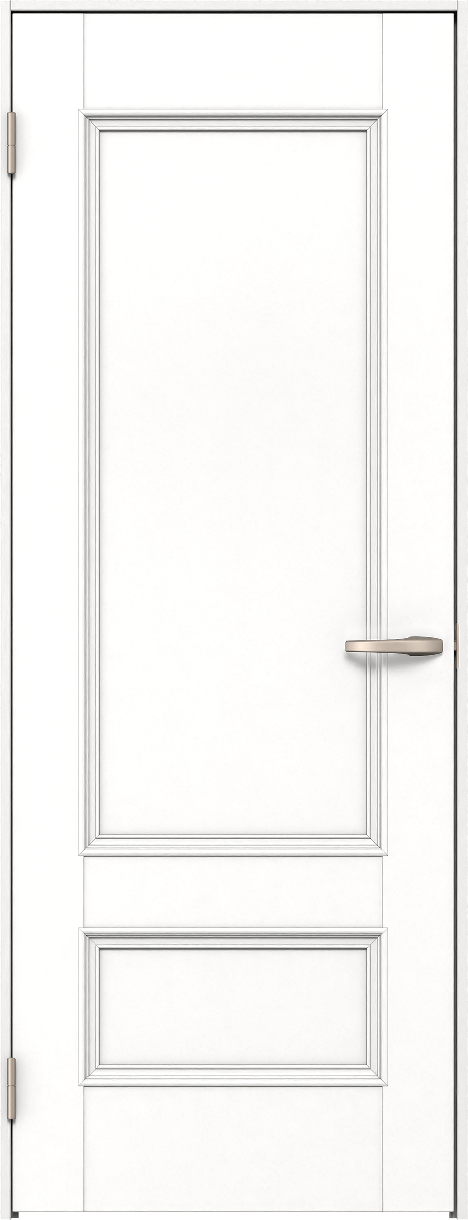 リビングドア　イエリア　片開きドア　扉セット　Ｍ１デザイン　８５０幅　２０００高　〈パウダーホワイト柄〉　左開き　空錠　Ｎスタンダード丁番